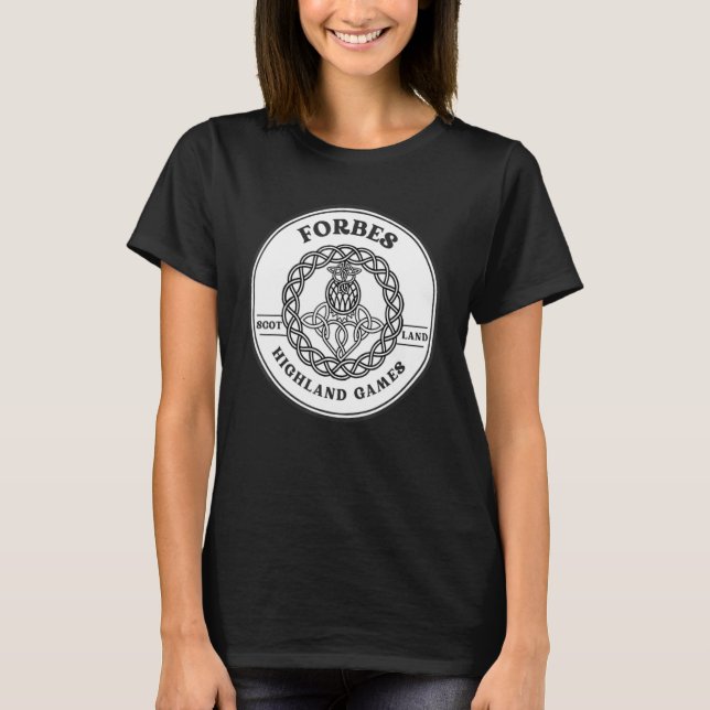 Camiseta Clan Forbes Scottish Thistle Highland Games (Frente)
