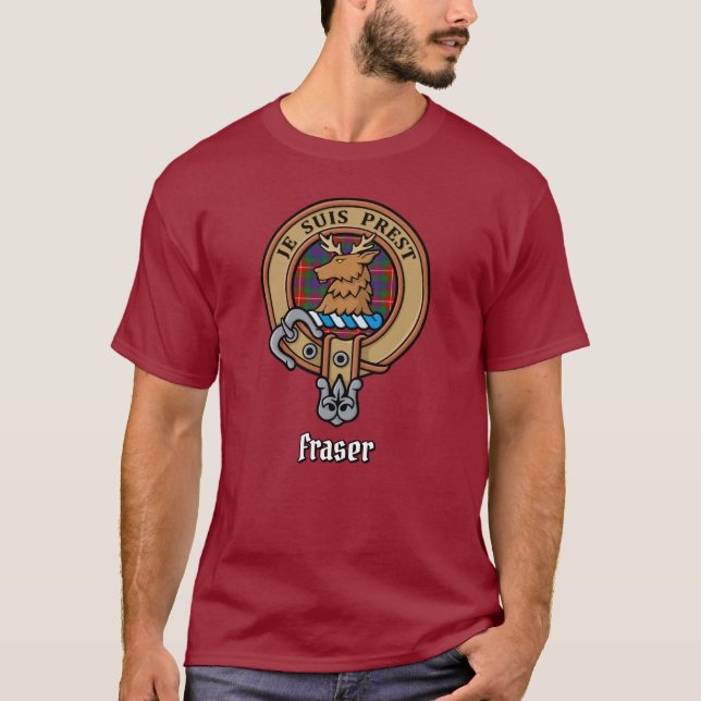 Camiseta Clan Fraser do Lovat Crest (Frente)