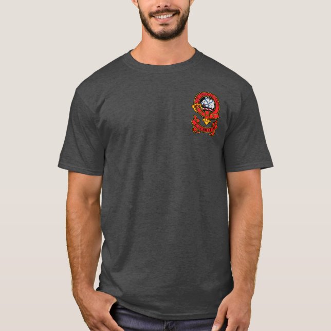 Camiseta Clan Galbraith Mens T-shirts com Crest (Frente)