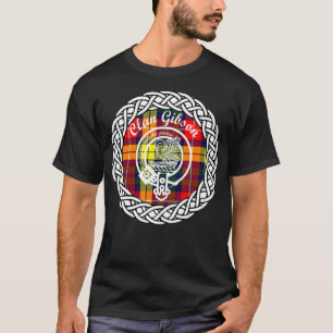 Camiseta Clan Gibson apelido sobrenome Scottish Tartan Cres