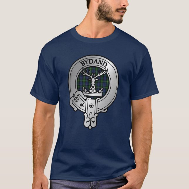 Camiseta Clan Gordon Crest & Tartan (Frente)