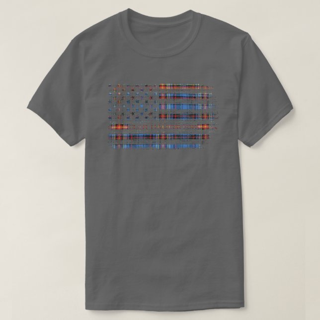 Camiseta Clan Haliburton Scottish Tartan flag kilt Scotl (Frente do Design)