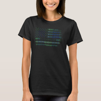 Camiseta Clan Hamilton caçando tartan escocês pavilhão nort