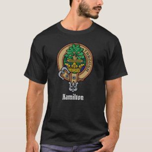 Camiseta Clan Hamilton Crest por caçar T-Shirt Tartan