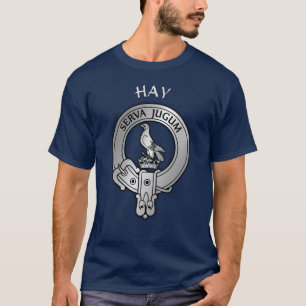 Camiseta Clan Hay Crest & Tartan