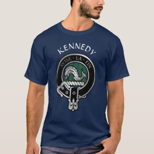 Camiseta Clan Kennedy Crest & Tartan T-Shirt