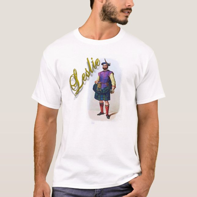 Camiseta Clan Leslie Scottish Dreirt (Frente)