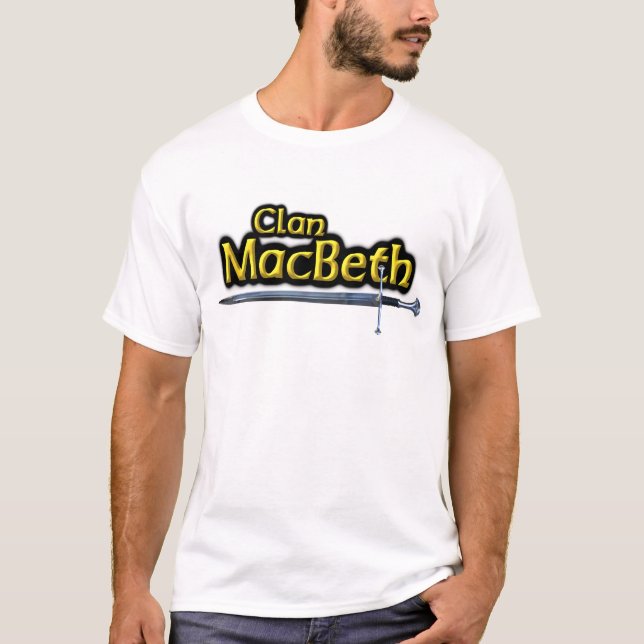 Camiseta Clan MacBeth Inspirado Escocês (Frente)