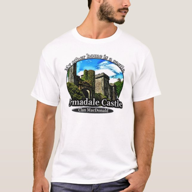 Camiseta Clan MacDonald Armadale Castle Escócia (Frente)