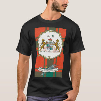 Camiseta Clan MacDonald das Ilhas e Slate Vintage Tart