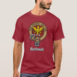 Camiseta Clan MacDonald do Keppoch Crest T-Shirt
