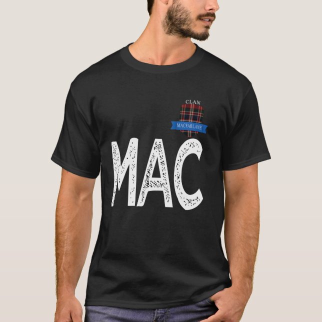 Camiseta Clan Macfarlane M e A e C Family Matching (Frente)