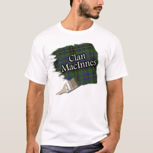 Camiseta Clan MacInnes Scottish Tartan Paint Shirt