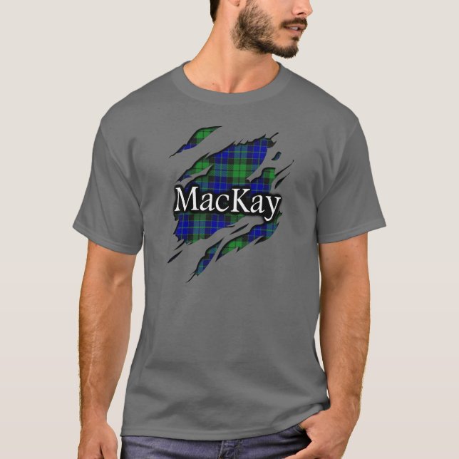 Camiseta Clan MacKay Tartan Spirit Shirt (Frente)
