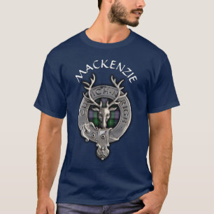 Camiseta Clan MacKenzie Crest & Dress Tartan