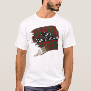 Camiseta Clan MacKinnon Scottish Tartan Paint Shirt