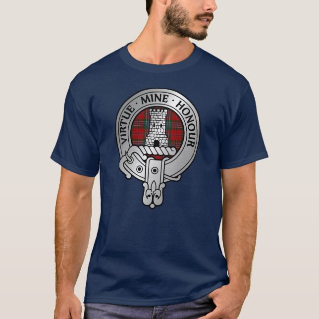 Camiseta Clan MacLean Crest & Tartan (Frente)