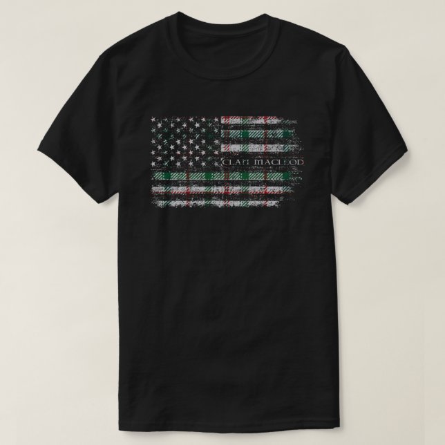 Camiseta Clan MacLeod Arisaid (Frente do Design)