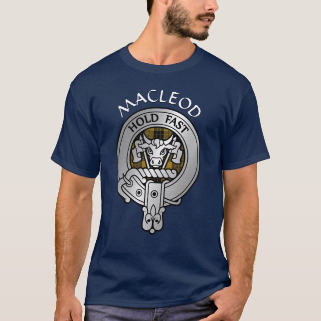 Camiseta Clan MacLeod Crest & Tartan (Frente)