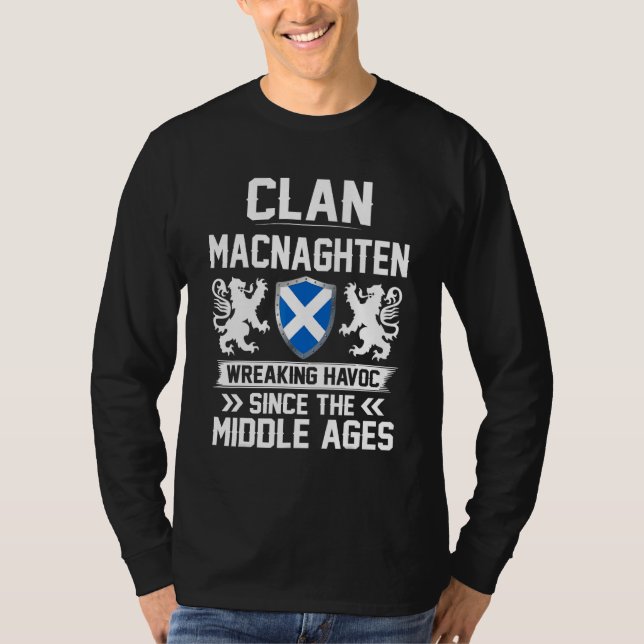 Camiseta Clan Macnaghten Scottish Family Clan Scotland Wrea (Frente)