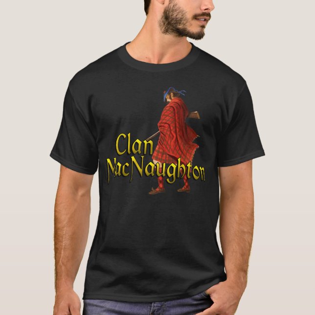 Camiseta Clan MacNaughton Highland Games Shirts (Frente)