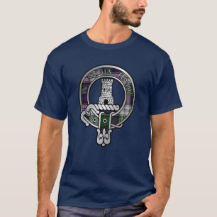 Camiseta Clan Malcolm Crest & Dress Tartan