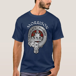 Camiseta Clan Morrison Crest & Tartan