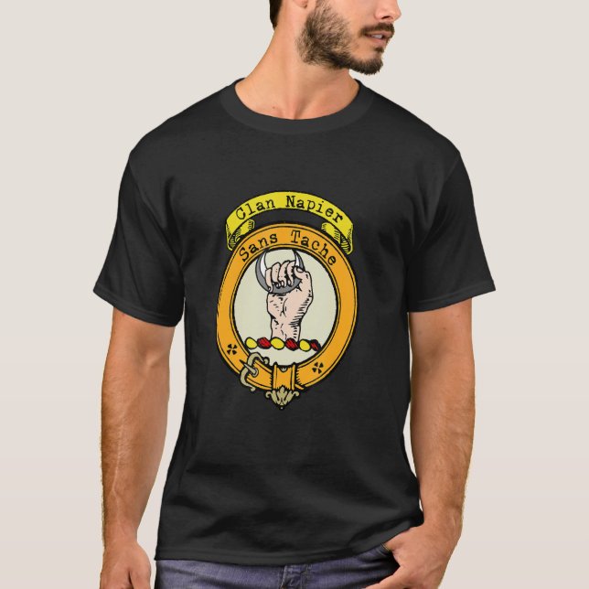 Camiseta Clan Napier Scottish Crest (Frente)