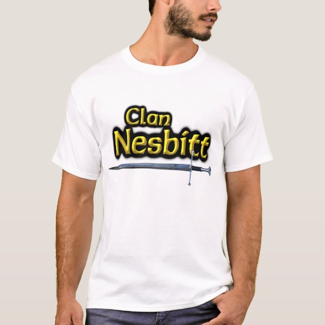 Camiseta Clan Nesbitt Inspirou Escocês (Frente)