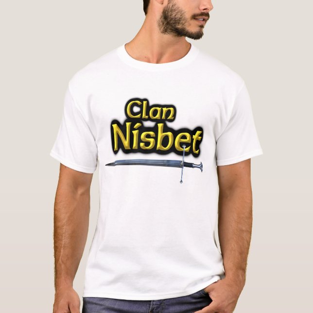 Camiseta Clan Nisbet inspirado na Escócia (Frente)