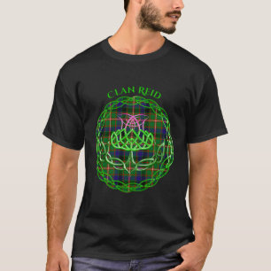Camiseta Clan Reid Scottish Tan Celtic Thiste