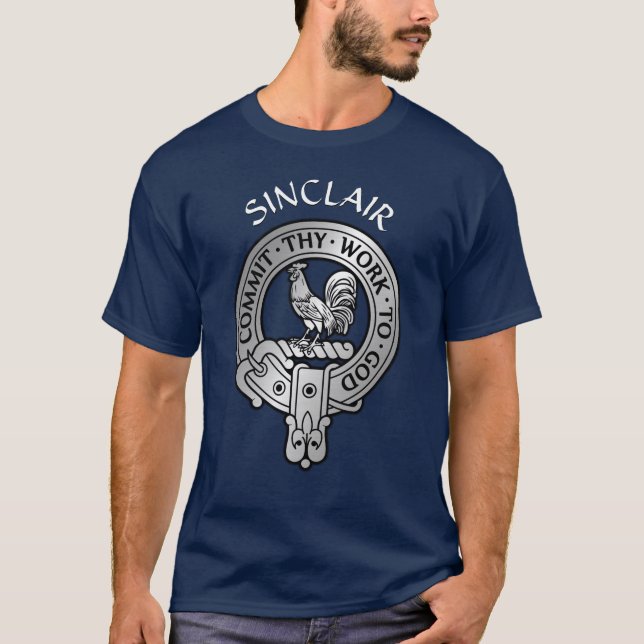 Camiseta Clan Sinclair Crest (Frente)