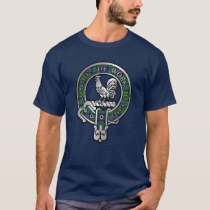Camiseta Clan Sinclair Crest & Hunting Tartan T-Shirt