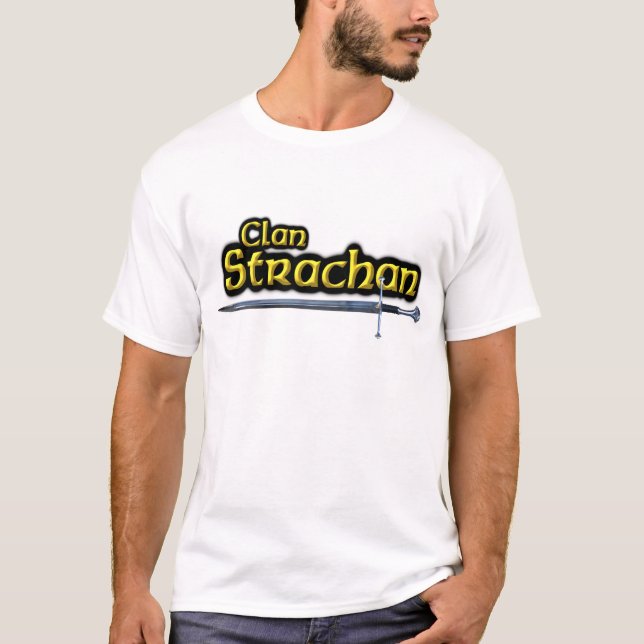Camiseta Clan Strachan Inspirou Escocês (Frente)