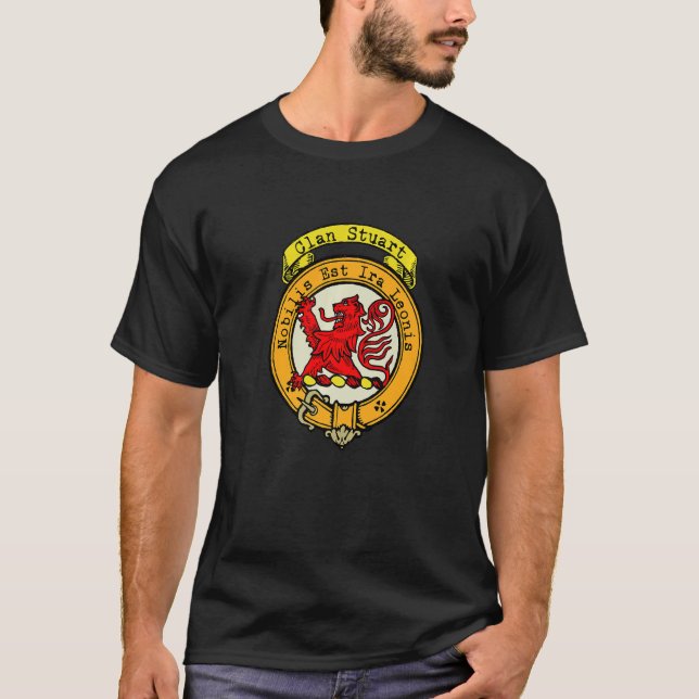 Camiseta Clan Stuart Scottish Crest (Frente)