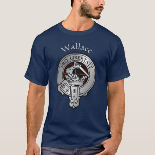 Camiseta Clan Wallace Crest & Tartan