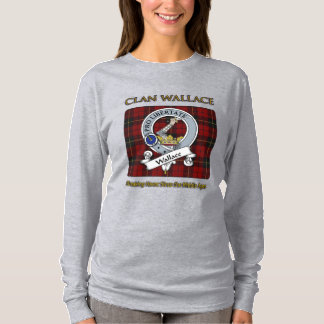 Camiseta Clan Wallace Crest & Tartan T-Shirt