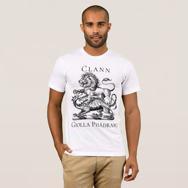 Camiseta Clann Giolla Phádraig (Frente Completa)