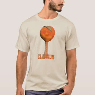 Camiseta Clanton, t-shirt do pêssego do AL