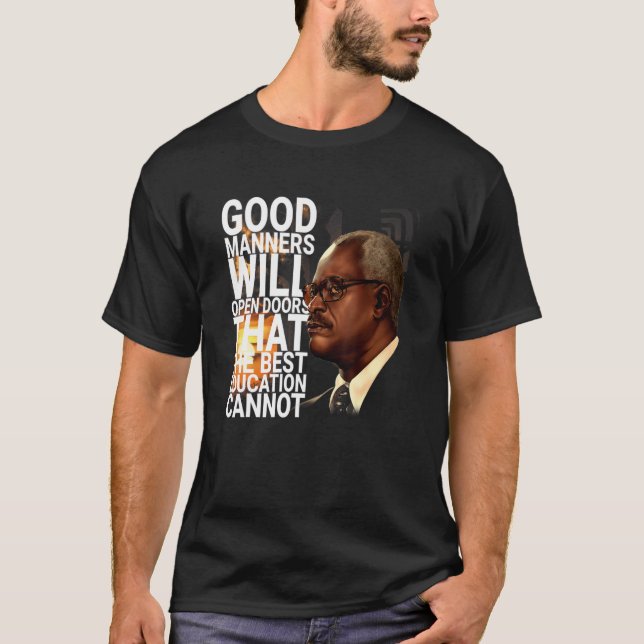 Camiseta Clarence Thomas Criou Justiça de Cotas Iguais (Frente)
