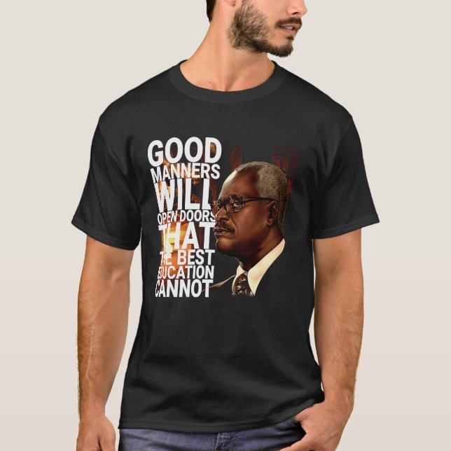 Camiseta Clarence Thomas Criou Justiça de Cotas Iguais (Frente)