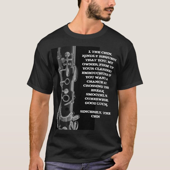 Camiseta Clarinet - Atravessando a Pausa (Frente)