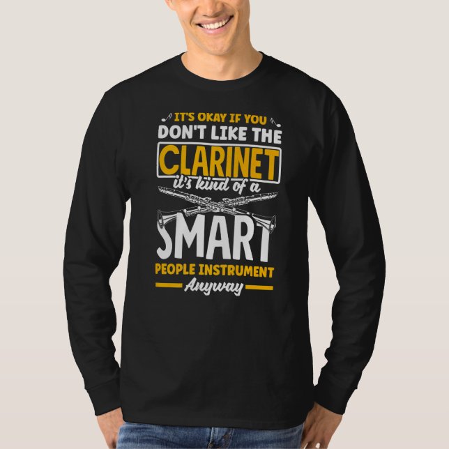 Camiseta Clarinet Clarinetst Clarinet Player Smart Pe (Frente)