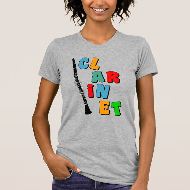 Camiseta Clarinet Colorida (Frente)