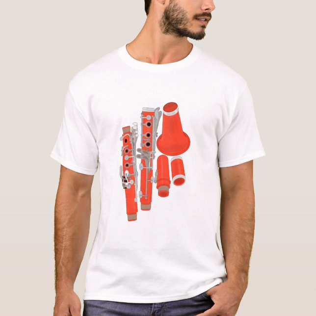 Camiseta Clarinet Desmontado (Frente)
