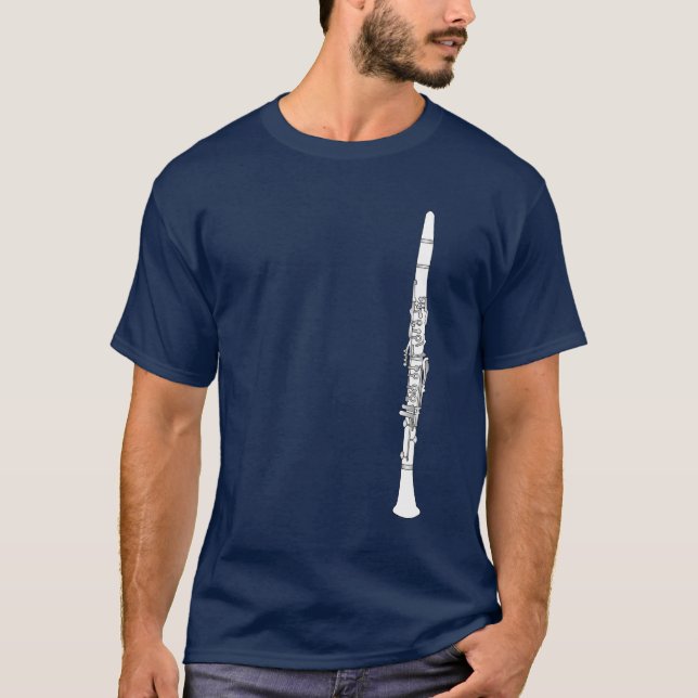 Camiseta Clarinet Drawing (Frente)