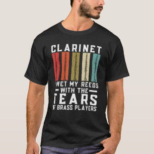 Camiseta Clarinet Eu Molhei As Minhas Letras Com As Lágrima