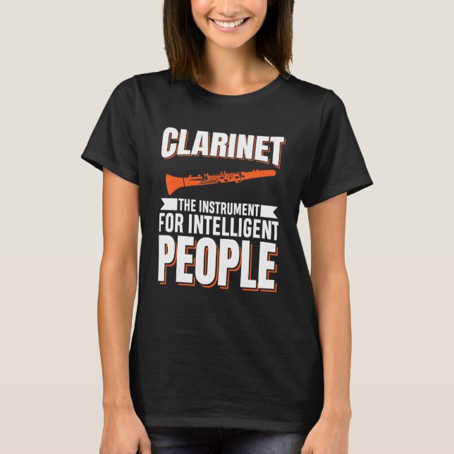 Camiseta Clarinet Music (Frente)
