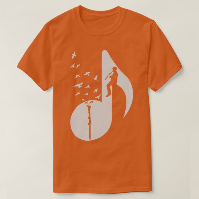Camiseta Clarinet Musical (Frente do Design)