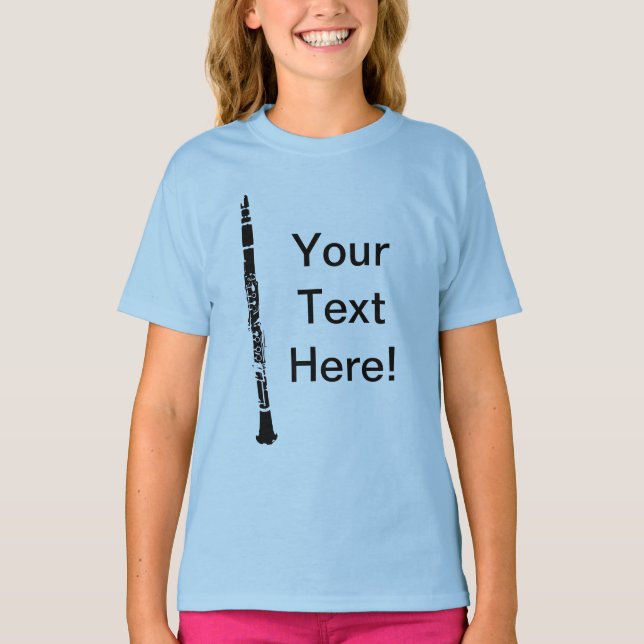 Camiseta Clarinet Personalizado (Frente)